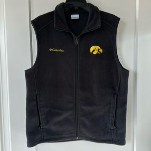 Columbia Iowa Hawkeyes fleece vest